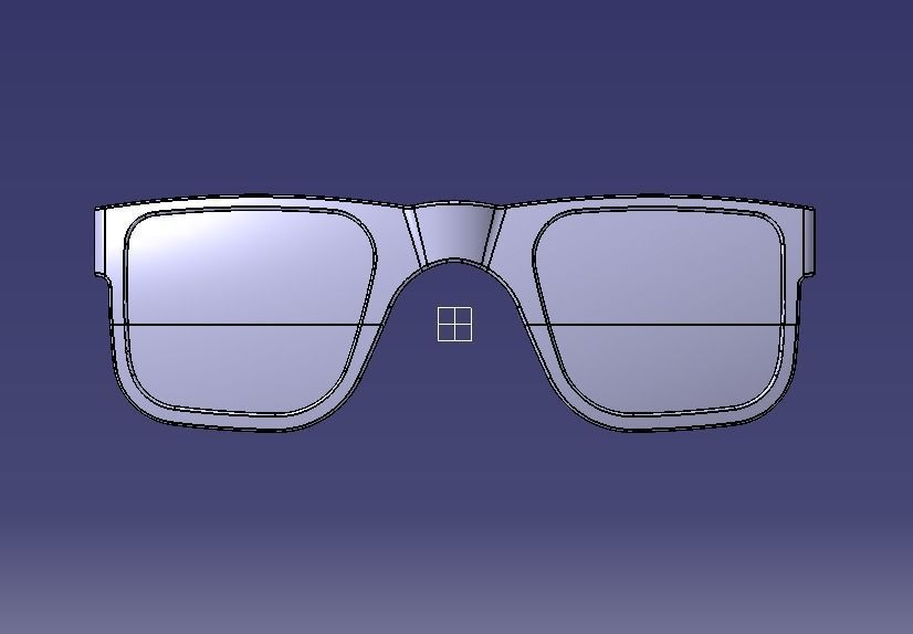 Sunglass-02 wooden sunglasses 3D print model_34