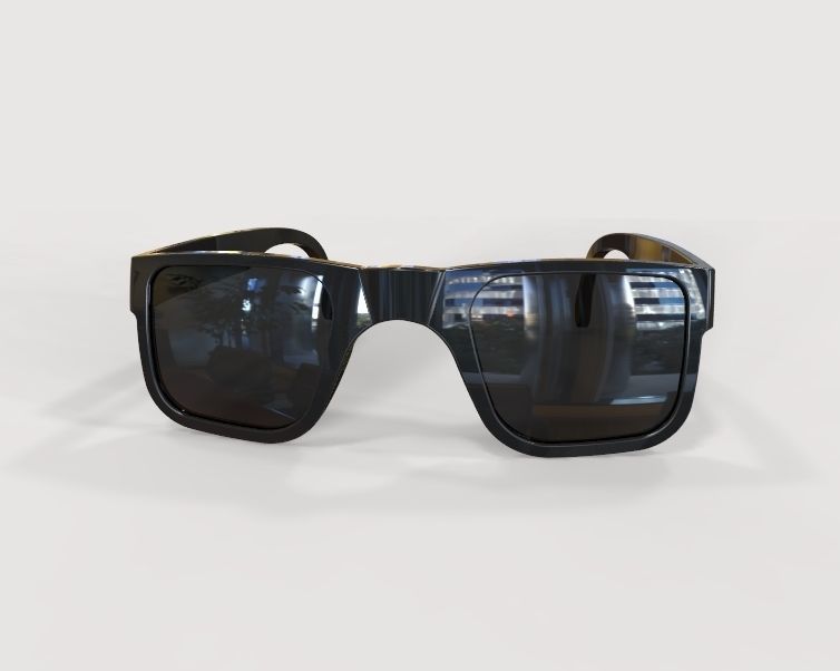 Sunglass-02 wooden sunglasses 3D print model_5
