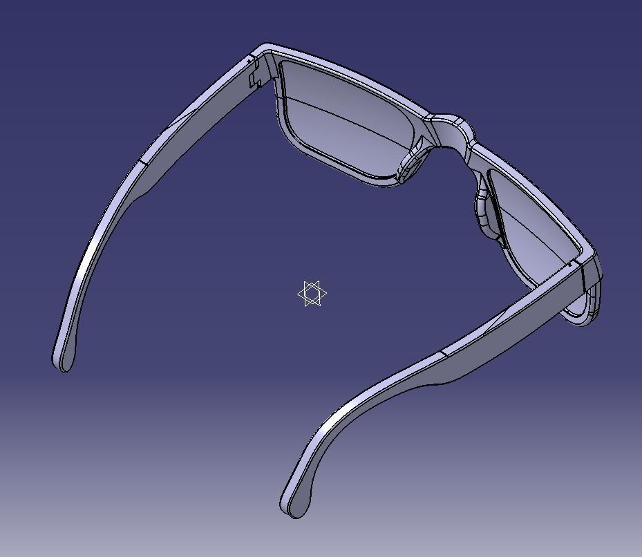 Sunglass-02 wooden sunglasses 3D print model_38