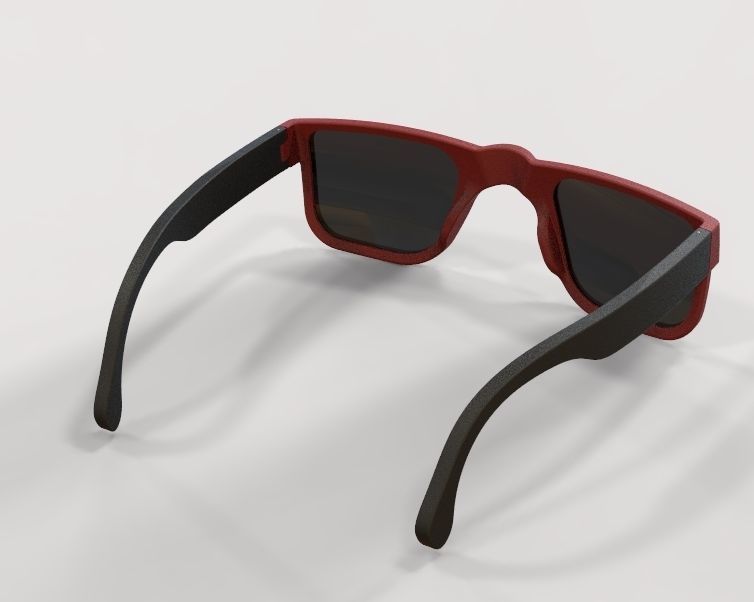 Sunglass-02 wooden sunglasses 3D print model_27