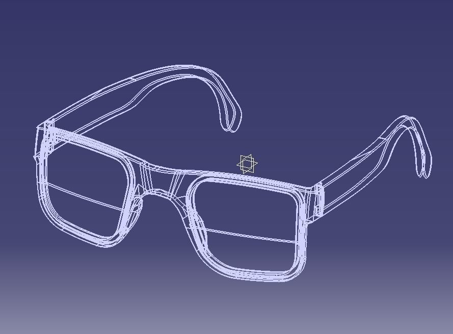 Sunglass-02 wooden sunglasses 3D print model_31