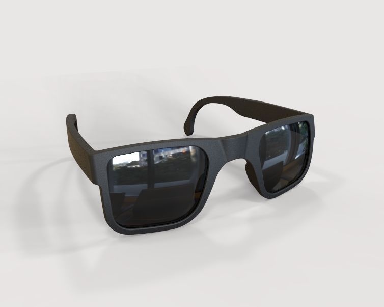 Sunglass-02 wooden sunglasses 3D print model_4