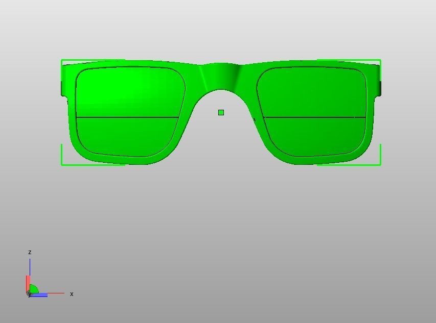 Sunglass-02 wooden sunglasses 3D print model_49