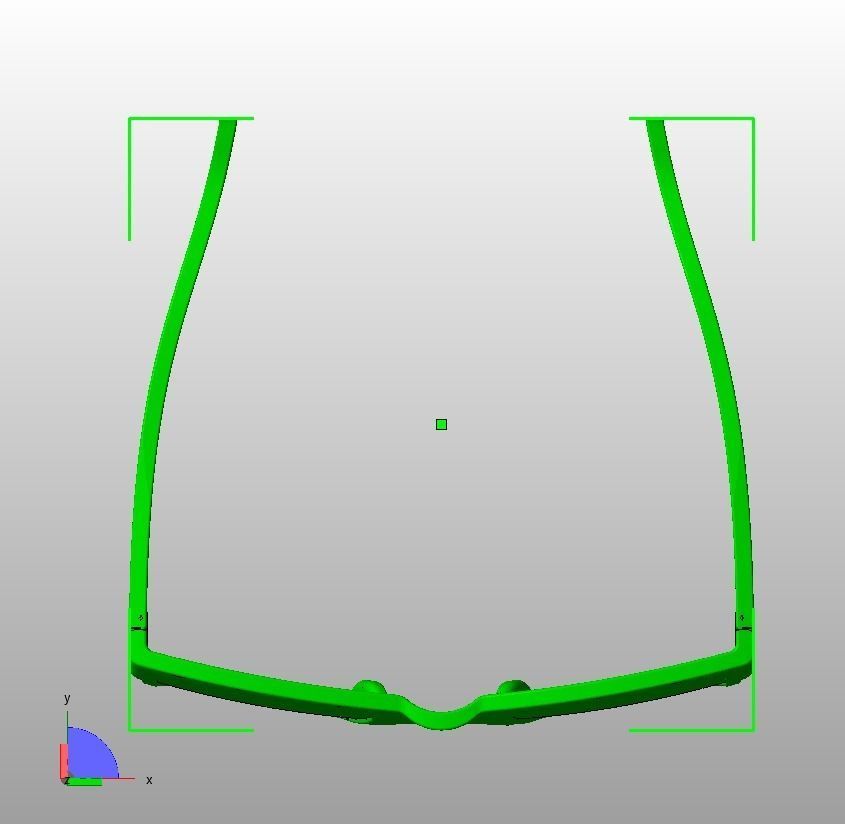 Sunglass-02 wooden sunglasses 3D print model_47