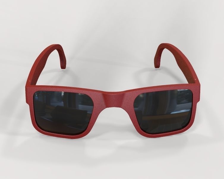 Sunglass-02 wooden sunglasses 3D print model_18