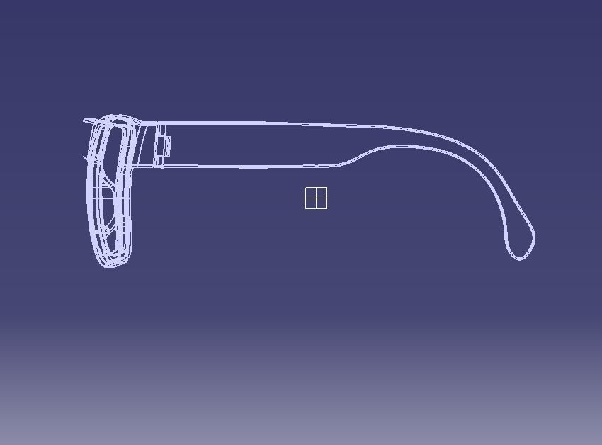 Sunglass-02 wooden sunglasses 3D print model_33