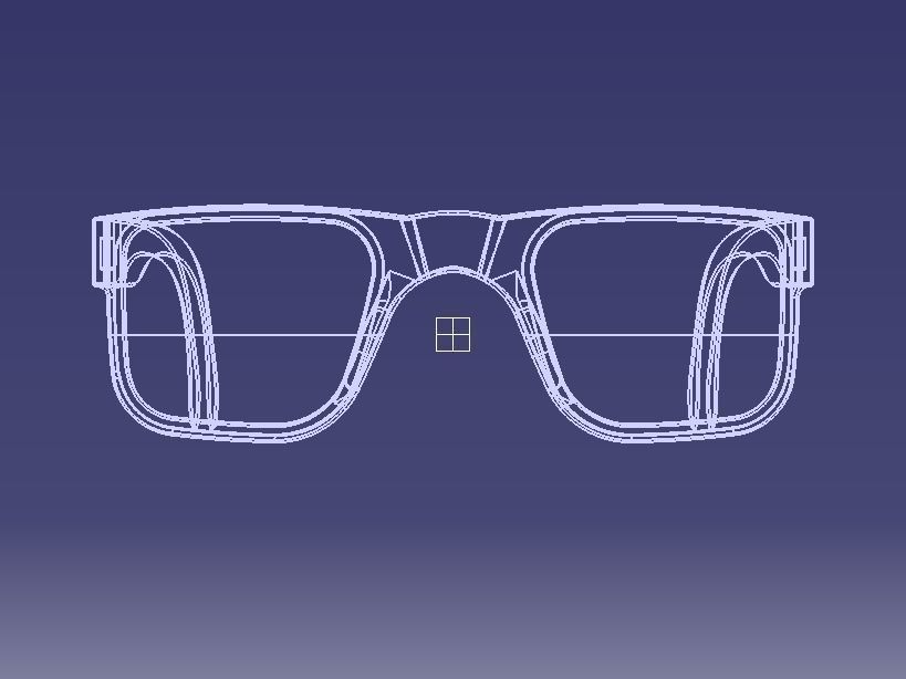 Sunglass-02 wooden sunglasses 3D print model_37