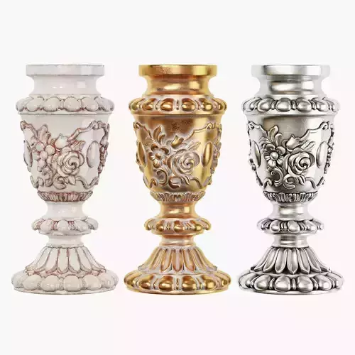 Classic carved 205 3D model