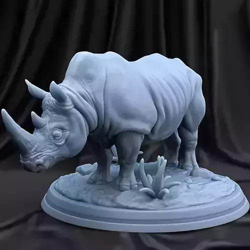 Rhino 3d print model rhinoceros 3D print model