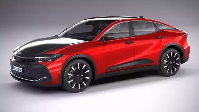 Toyota Crown Platinum 2023 3D model