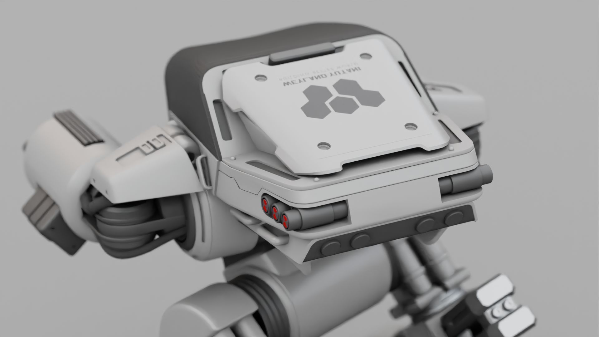 ROBOCOP rigged  -  animated 3D model_18