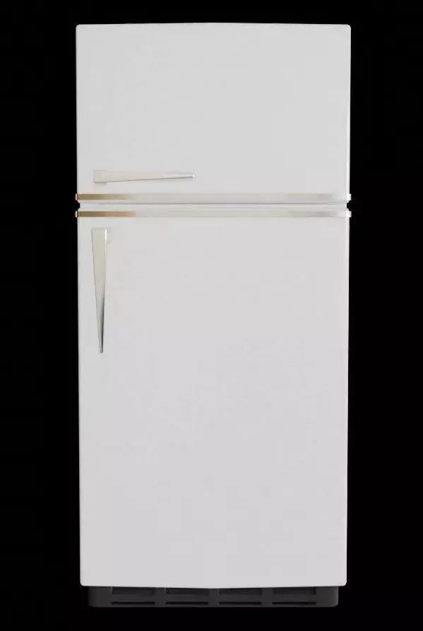 Fridge refrigerator Free low-poly 3D model