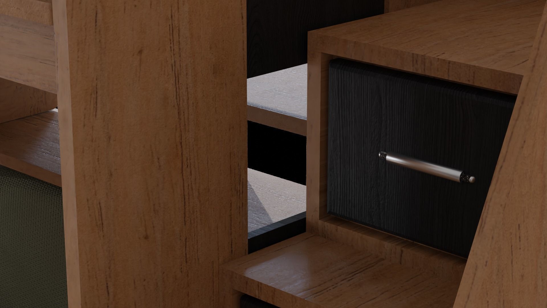 Bunk bed for kids 3D model_5