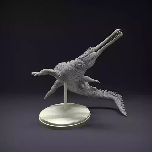 Gharial Swim for 3D Printing