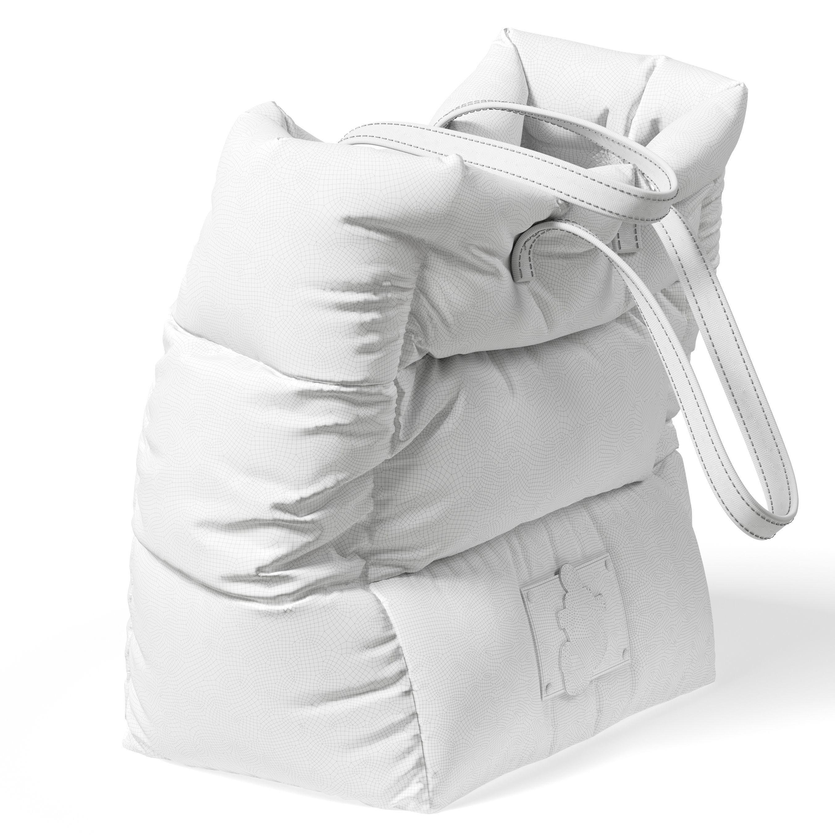 Moncler JW Anderson Tote Bag Pattern pose 04 3D model_3