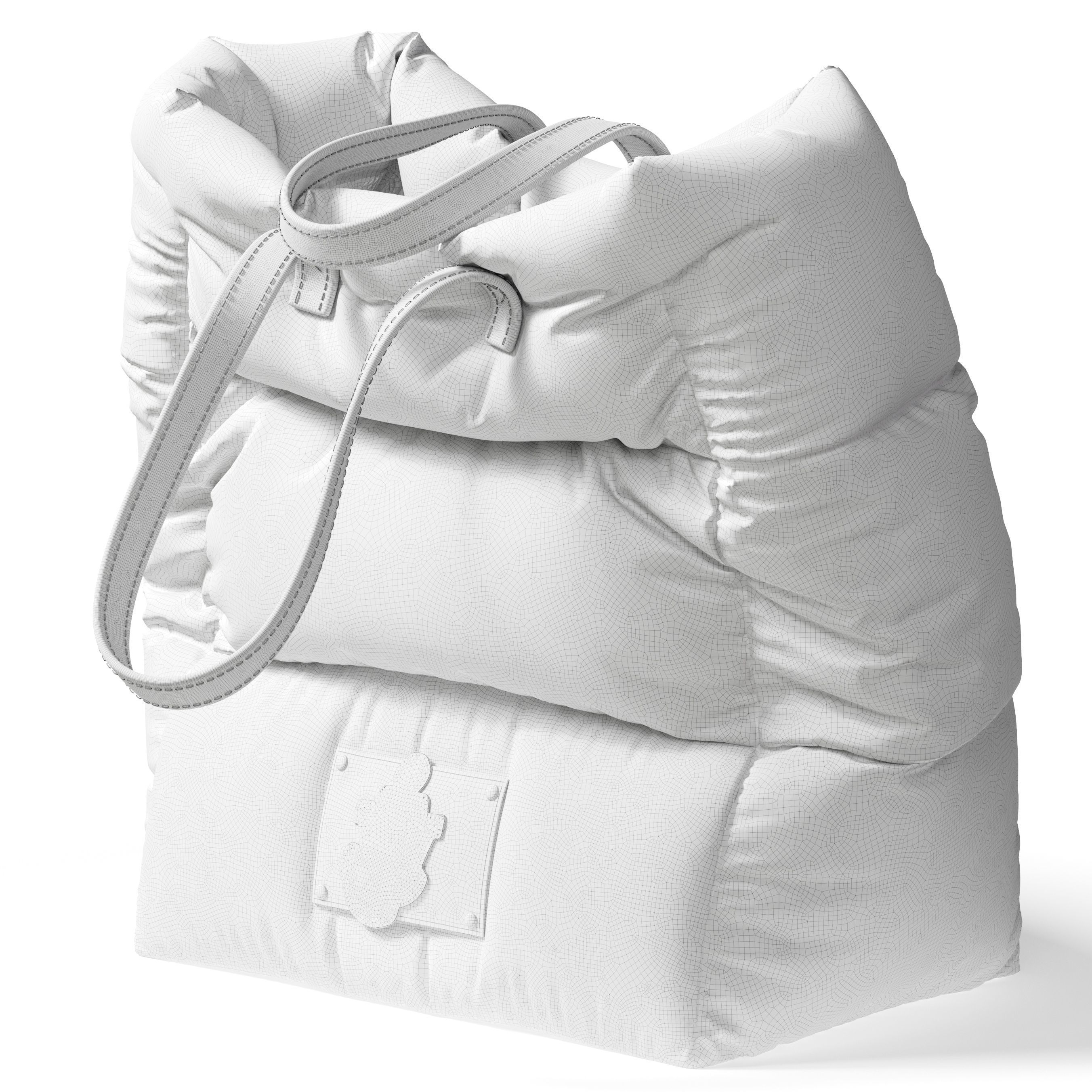 Moncler JW Anderson Tote Bag Pattern pose 04 3D model_9