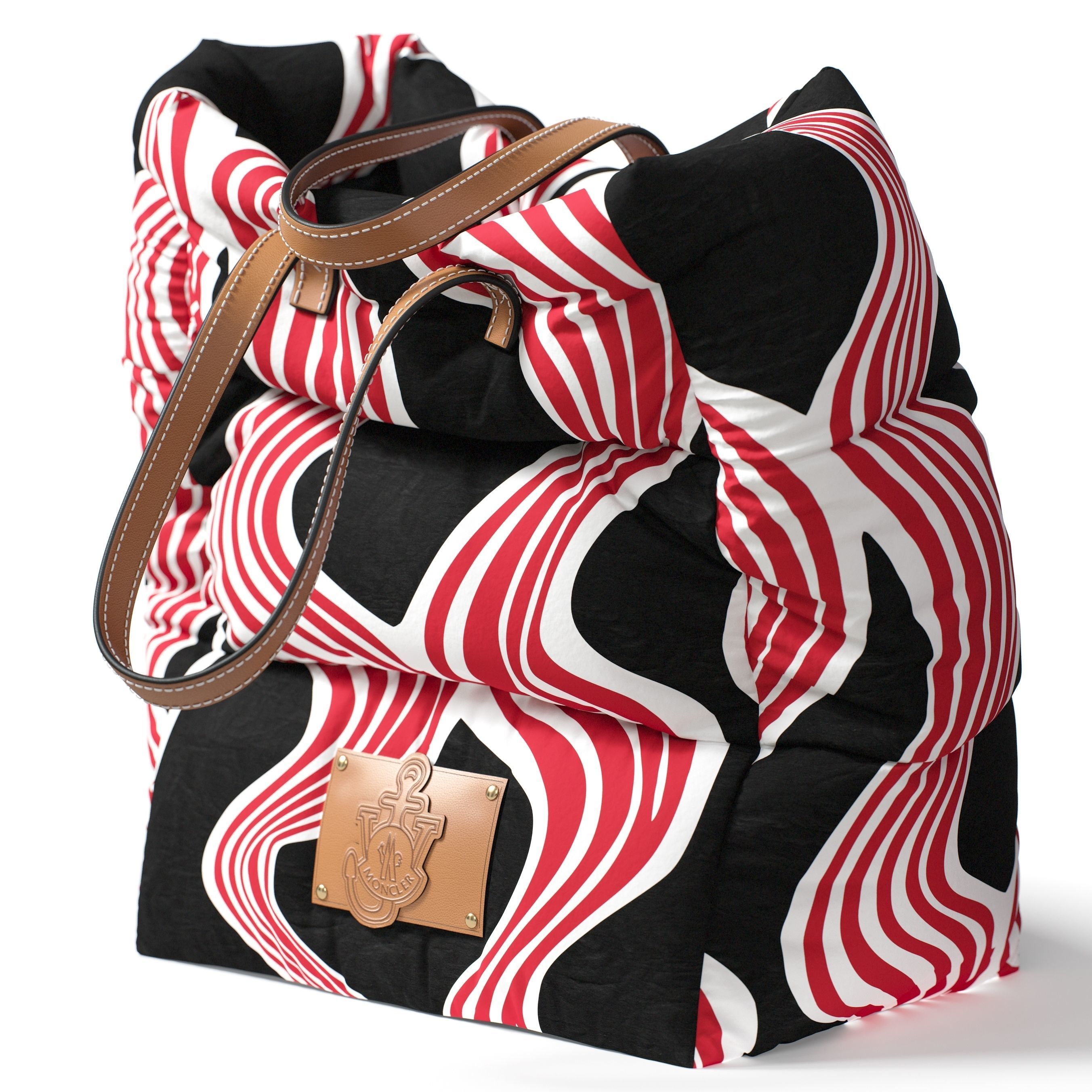 Moncler JW Anderson Tote Bag Pattern pose 04 3D model_8