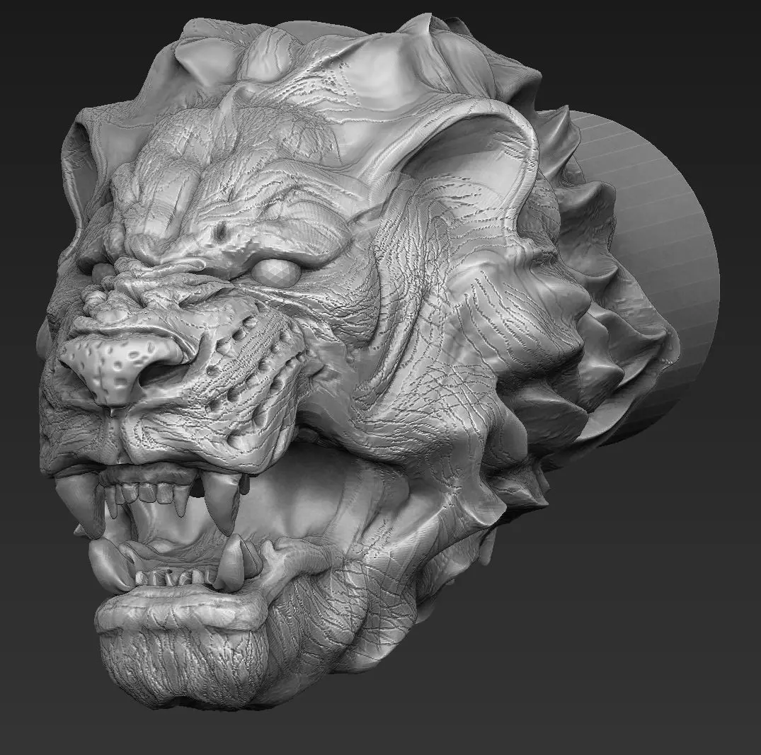 Tip lion 3D print model