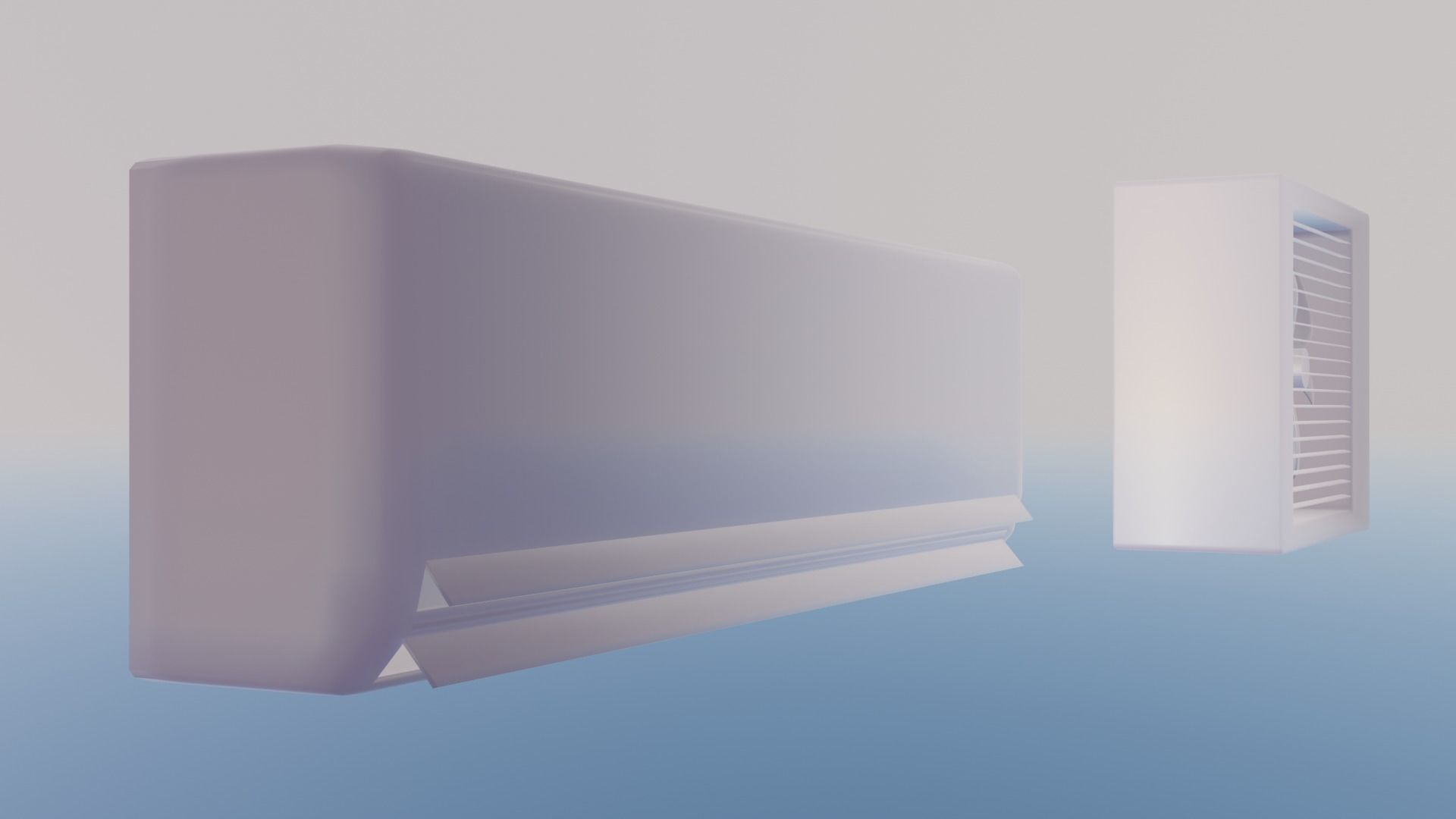 AC Air Conditioner free VR / AR / low-poly 3D model | CGTrader
