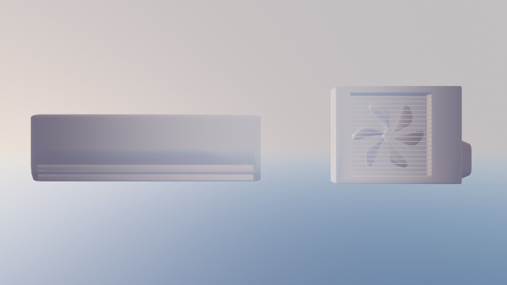 AC Air Conditioner free VR / AR / low-poly 3D model | CGTrader