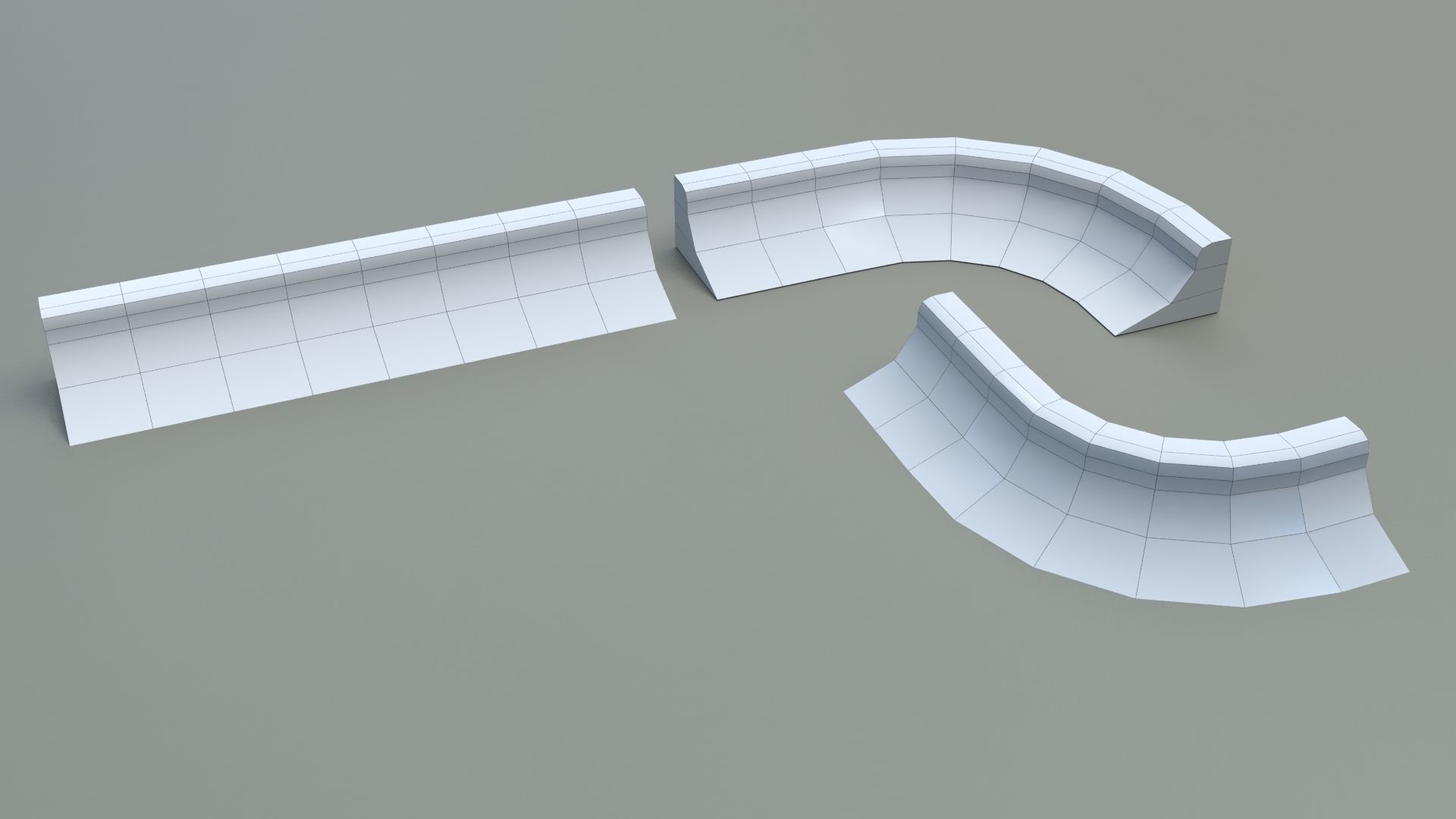 Roadblock Collection 01 3D model_8