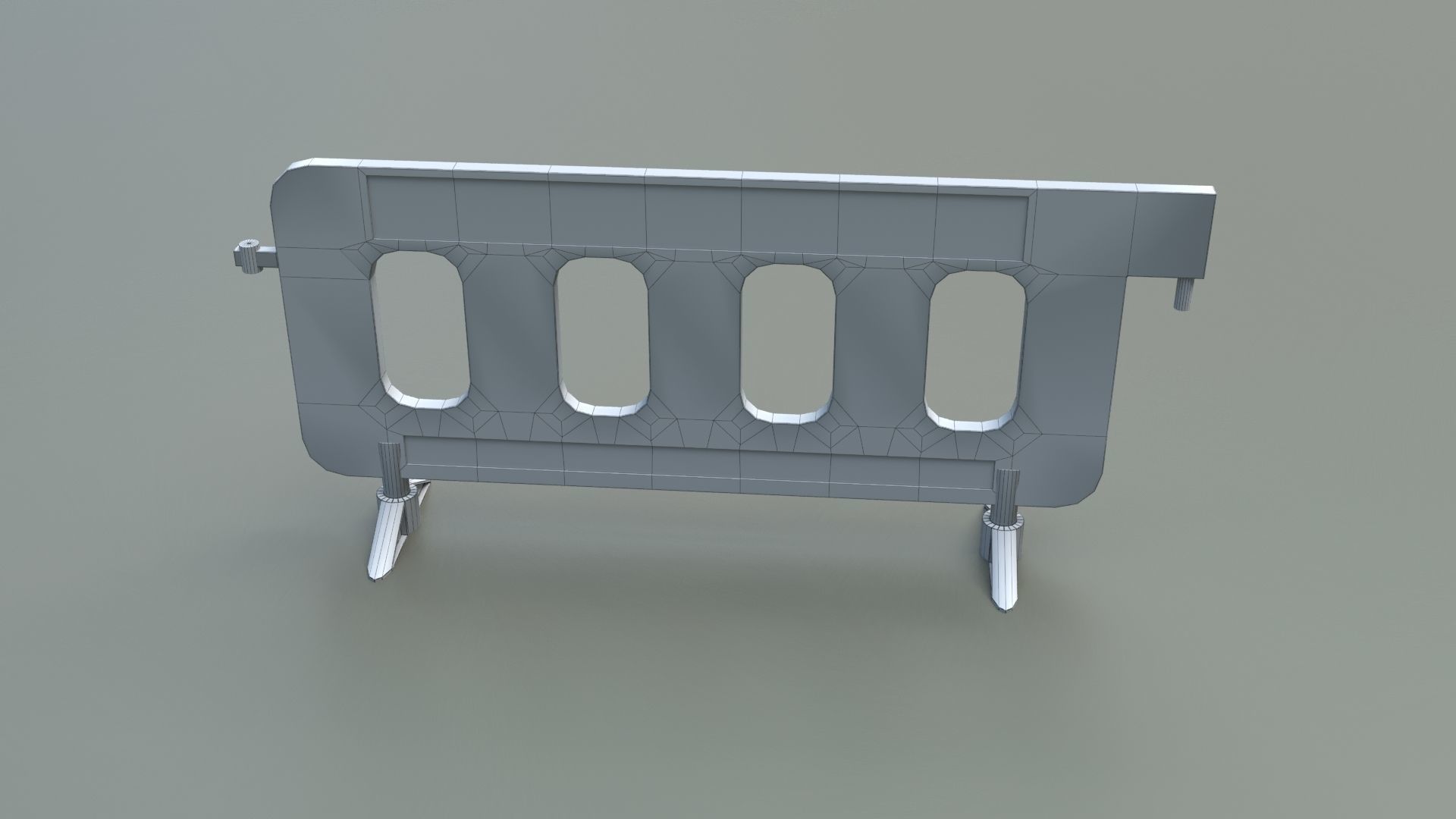 Roadblock Collection 01 3D model_20