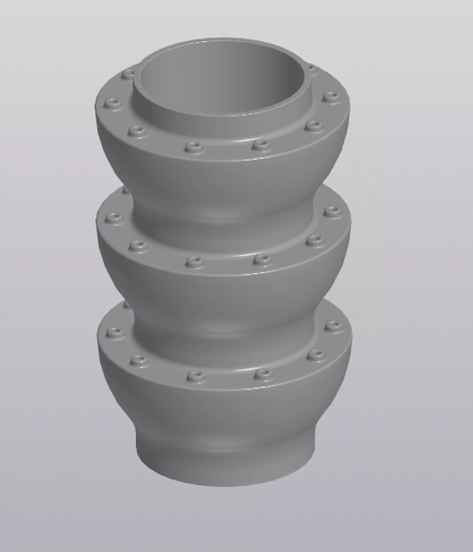 Metal Vase Penholder 3D print model_0