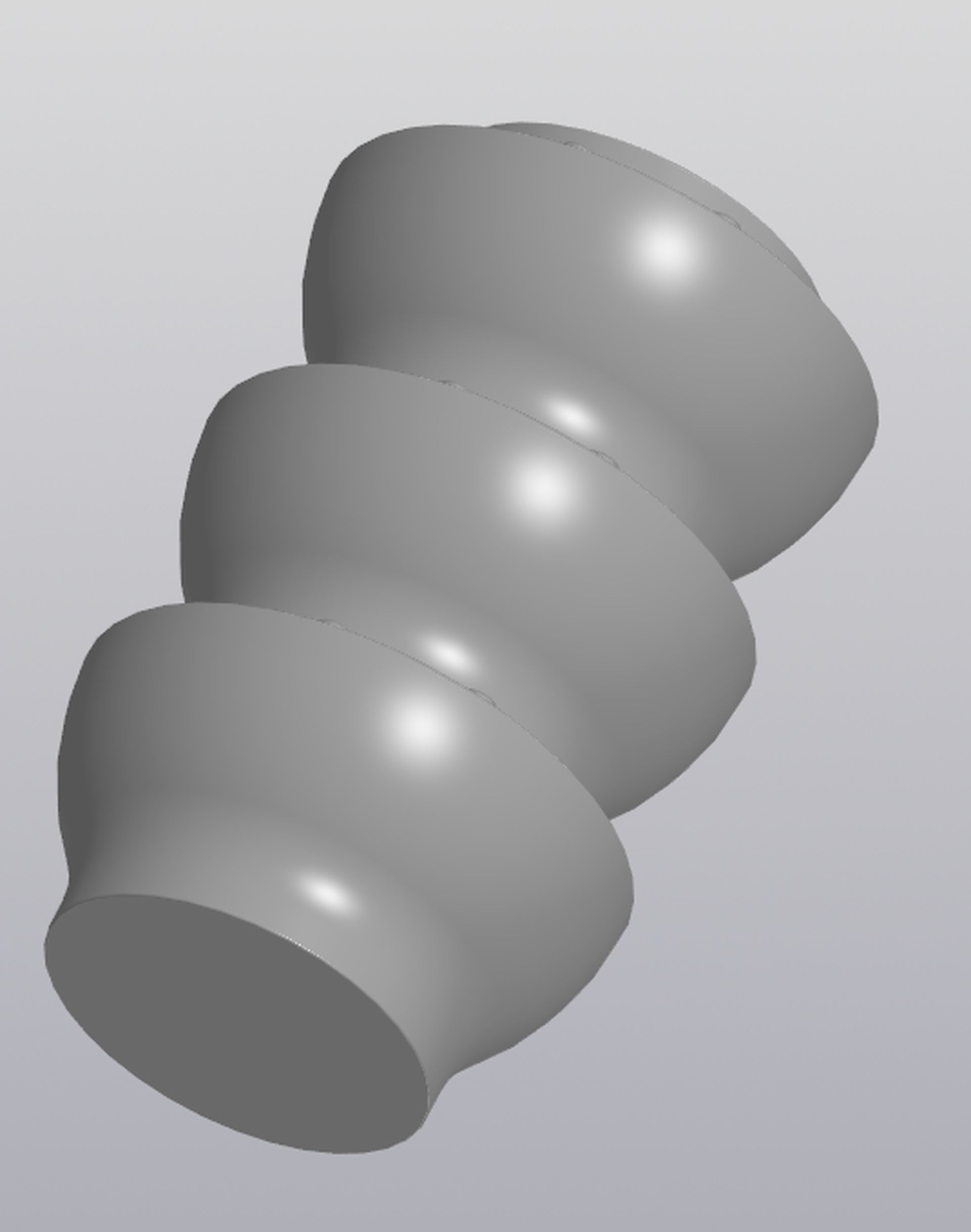 Metal Vase Penholder 3D print model_3