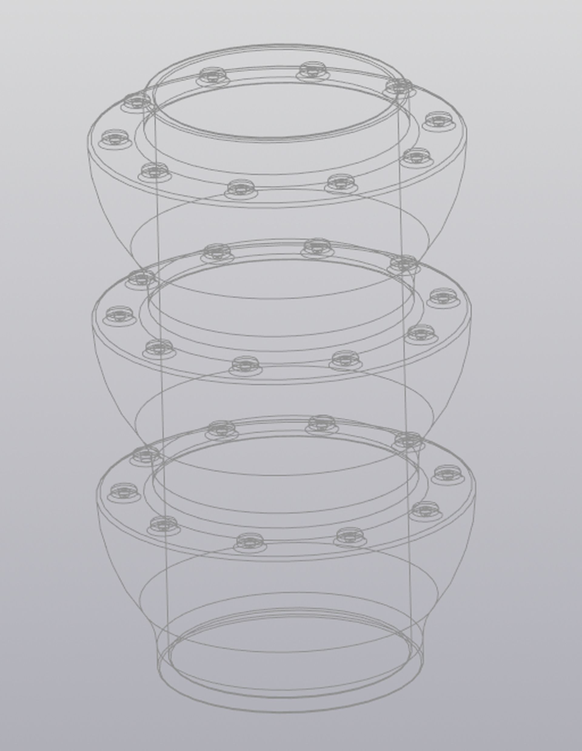 Metal Vase Penholder 3D print model_6