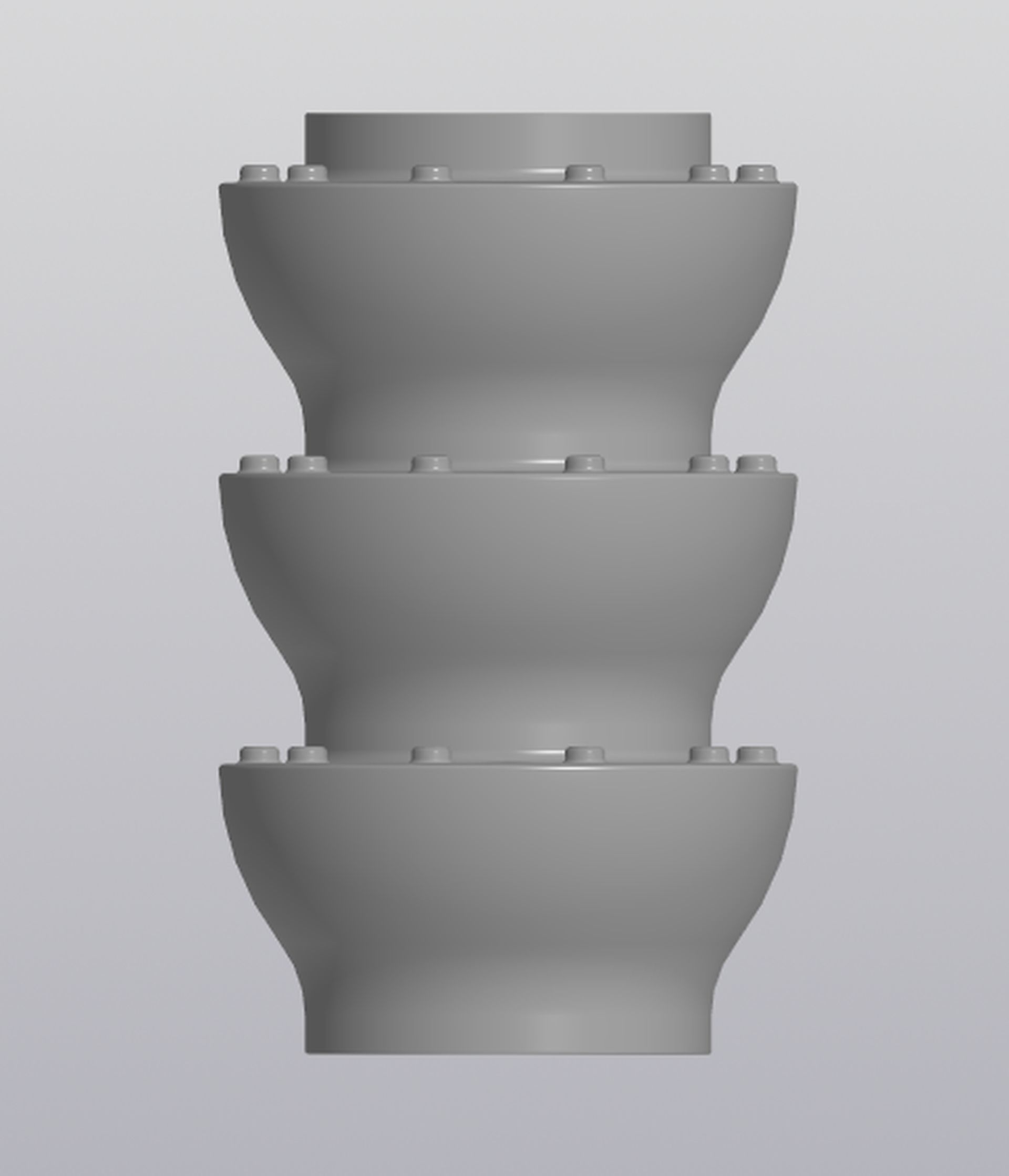 Metal Vase Penholder 3D print model_1