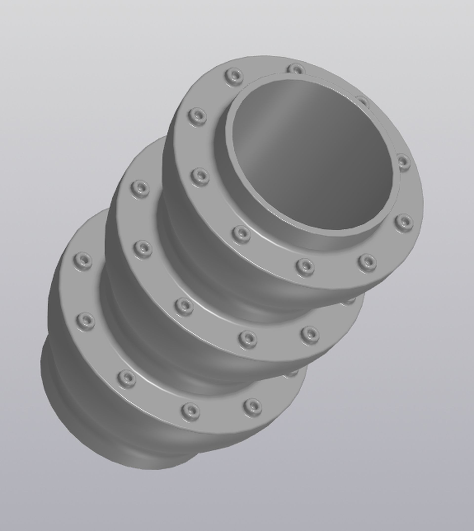 Metal Vase Penholder 3D print model_4