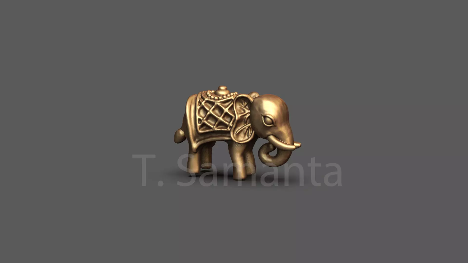 Elephant Pendent 28062022 3D print model_0