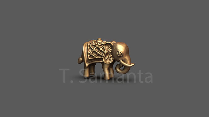 Elephant Pendent 28062022 3D print model