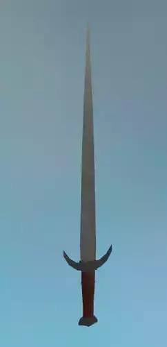 Low Poly Shortsword sword