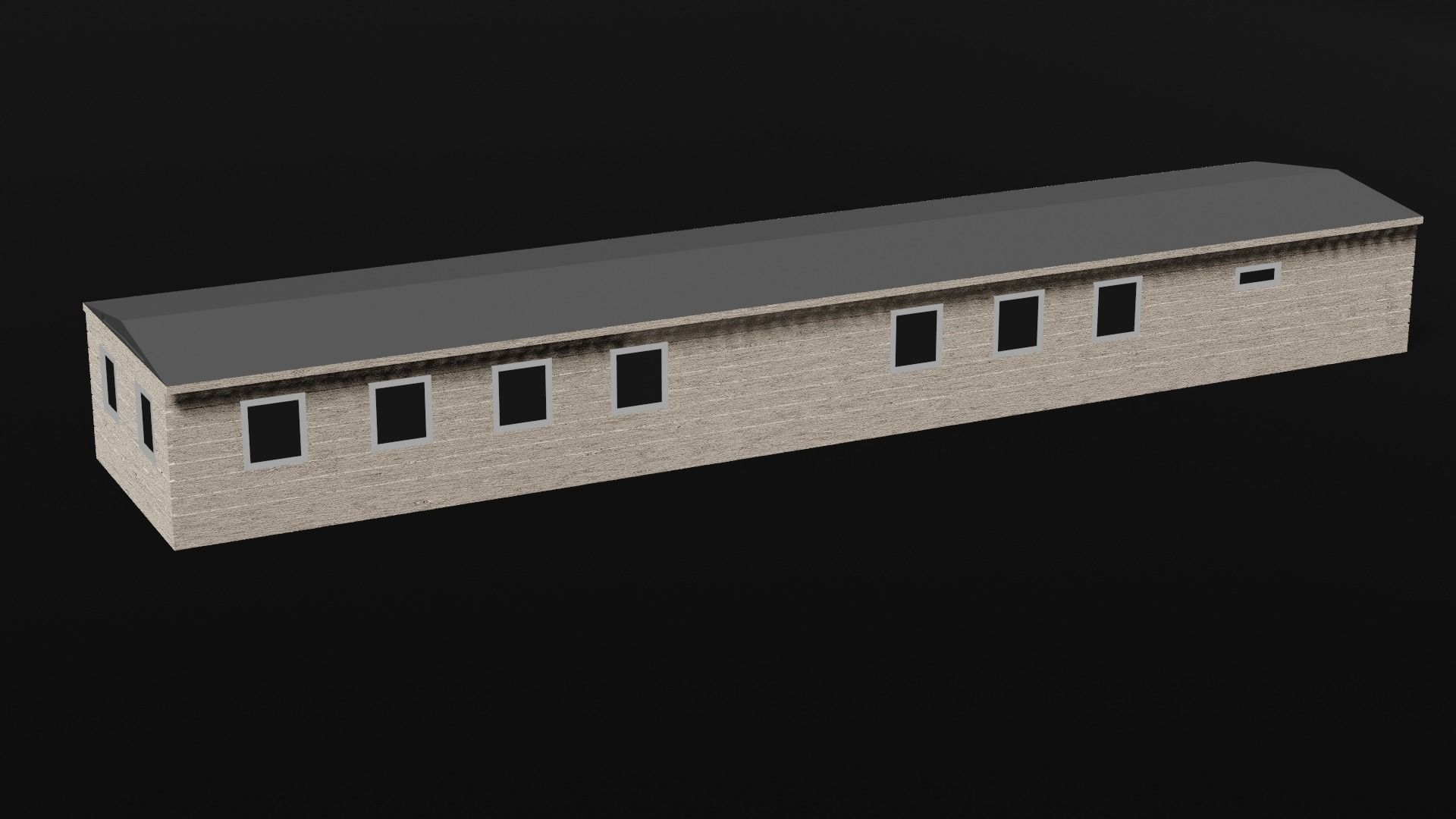 Mobile Home Low-poly 3D model_3