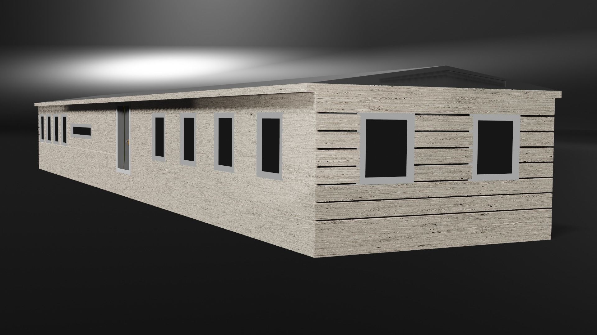 Mobile Home Low-poly 3D model_1