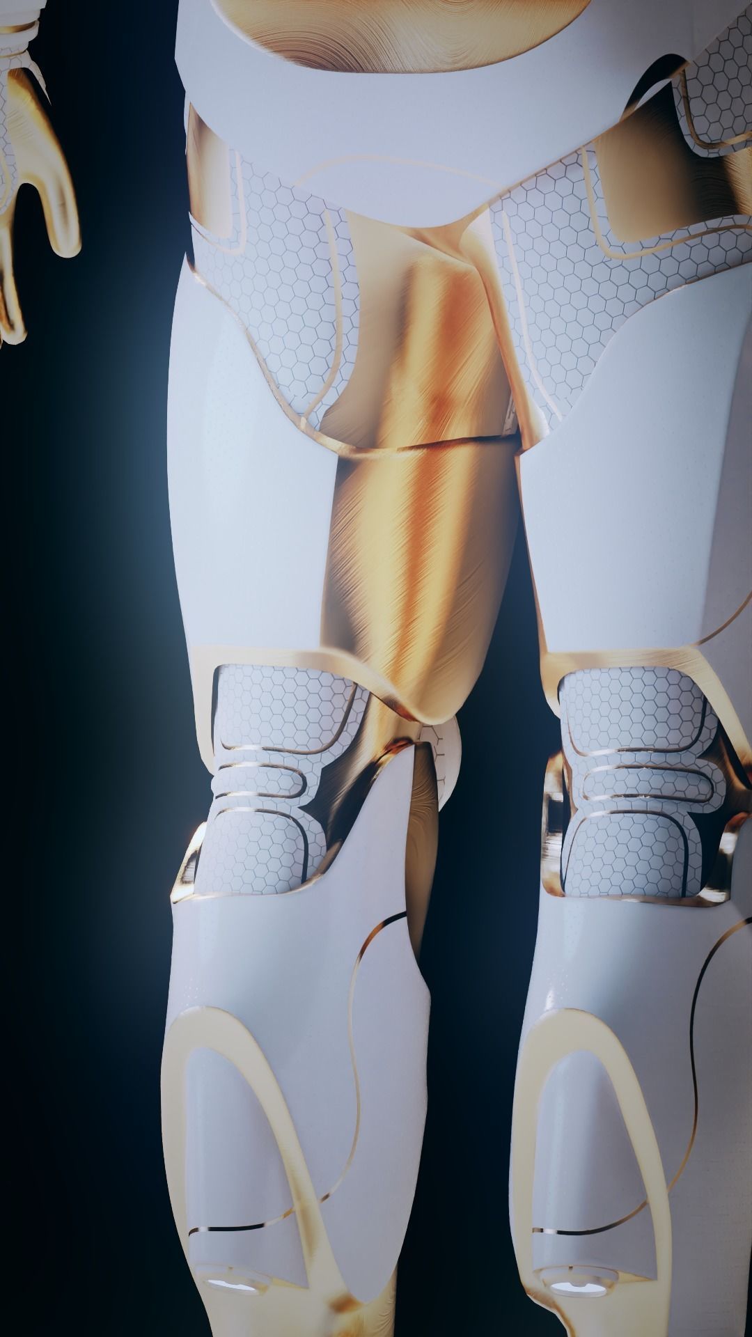 Stylised Sci-fi Spacesuit 3D model_11