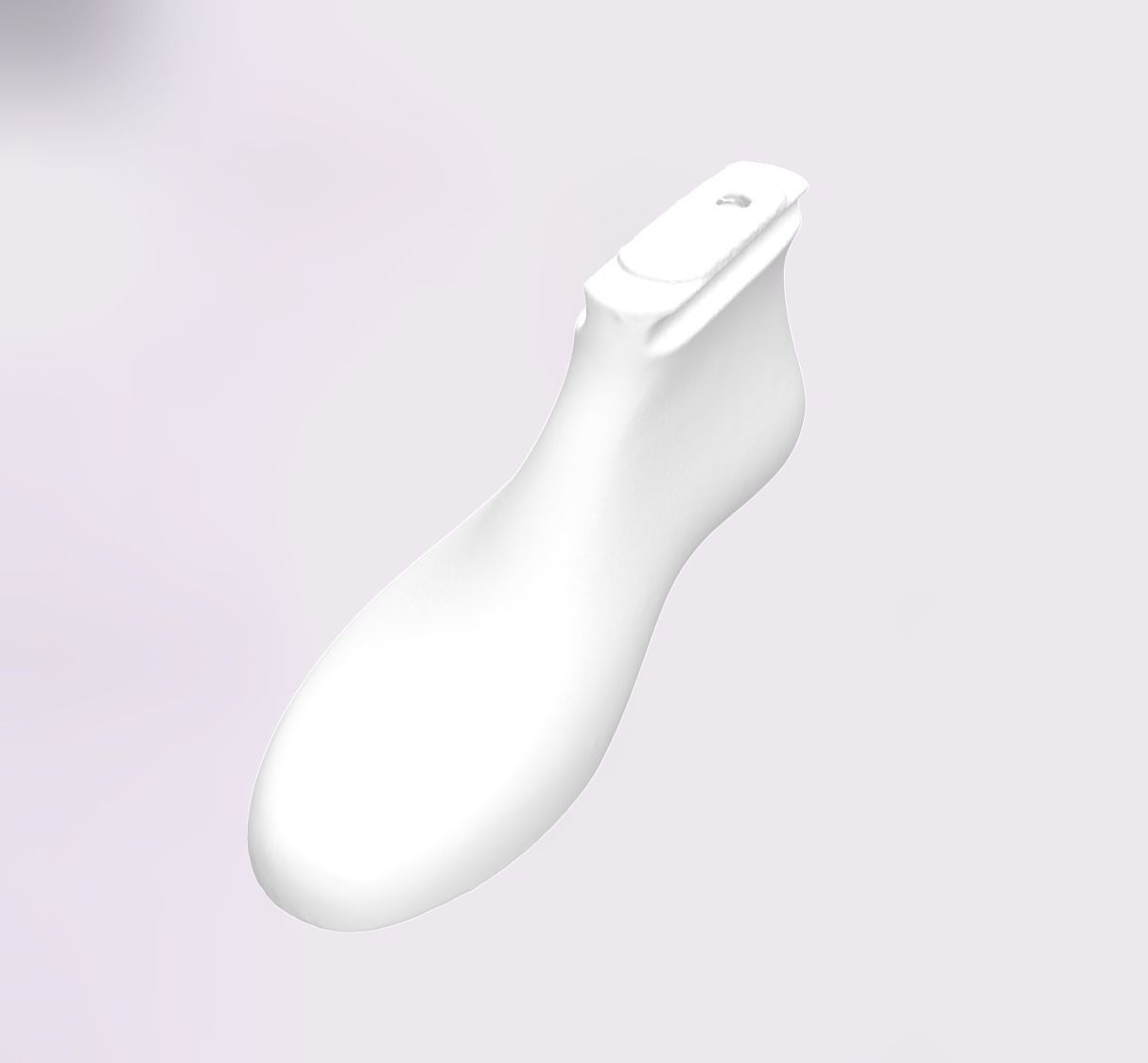 Embauchoir bois a chaussures forme de pieds realiste footwear 3D print model_1