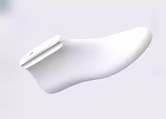 Embauchoir bois a chaussures forme de pieds realiste footwear 3D print model
