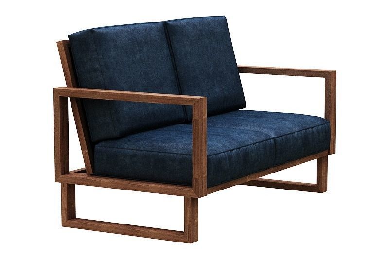 Sofa Colection 01 Low-poly 3D model_10