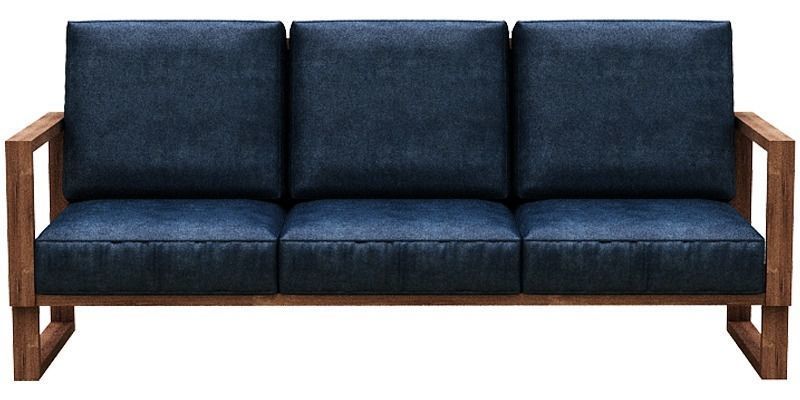 Sofa Colection 01 Low-poly 3D model_4