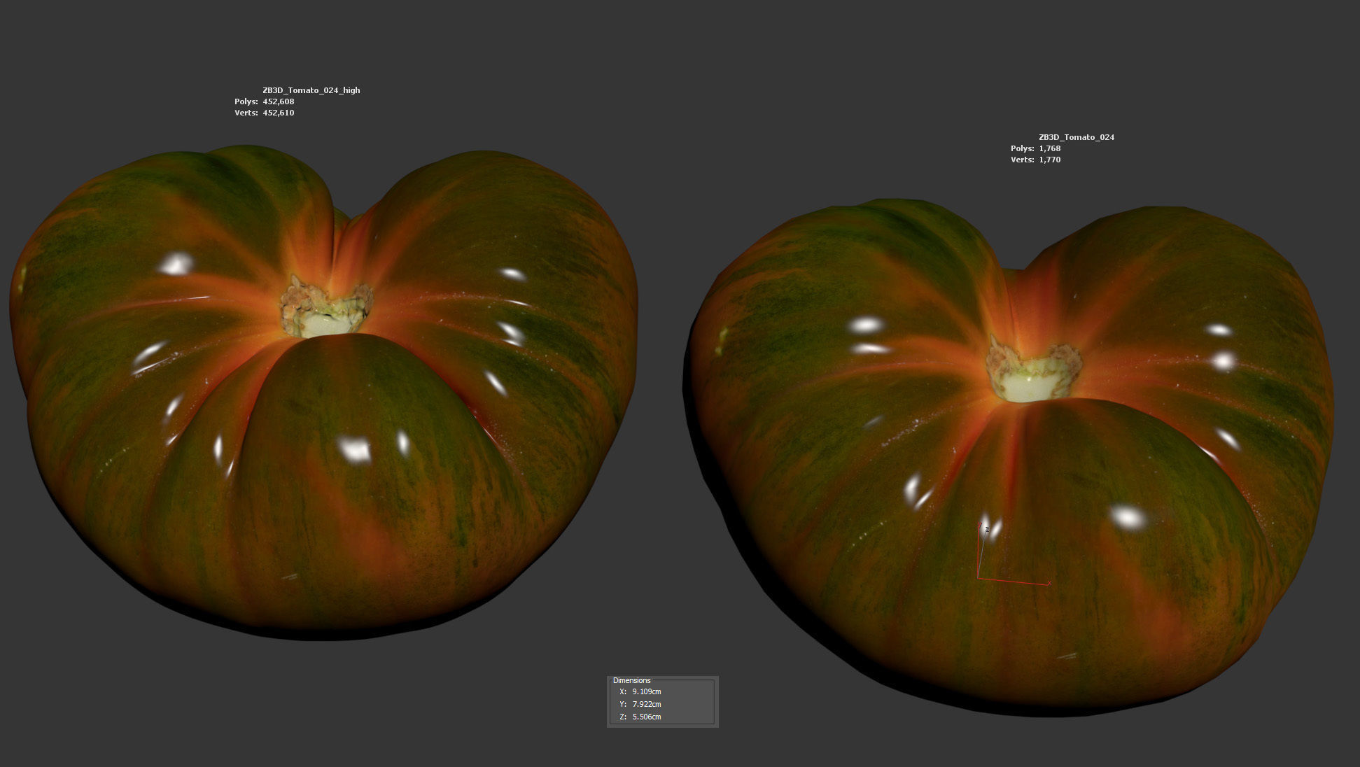 Tomato 3D model_5