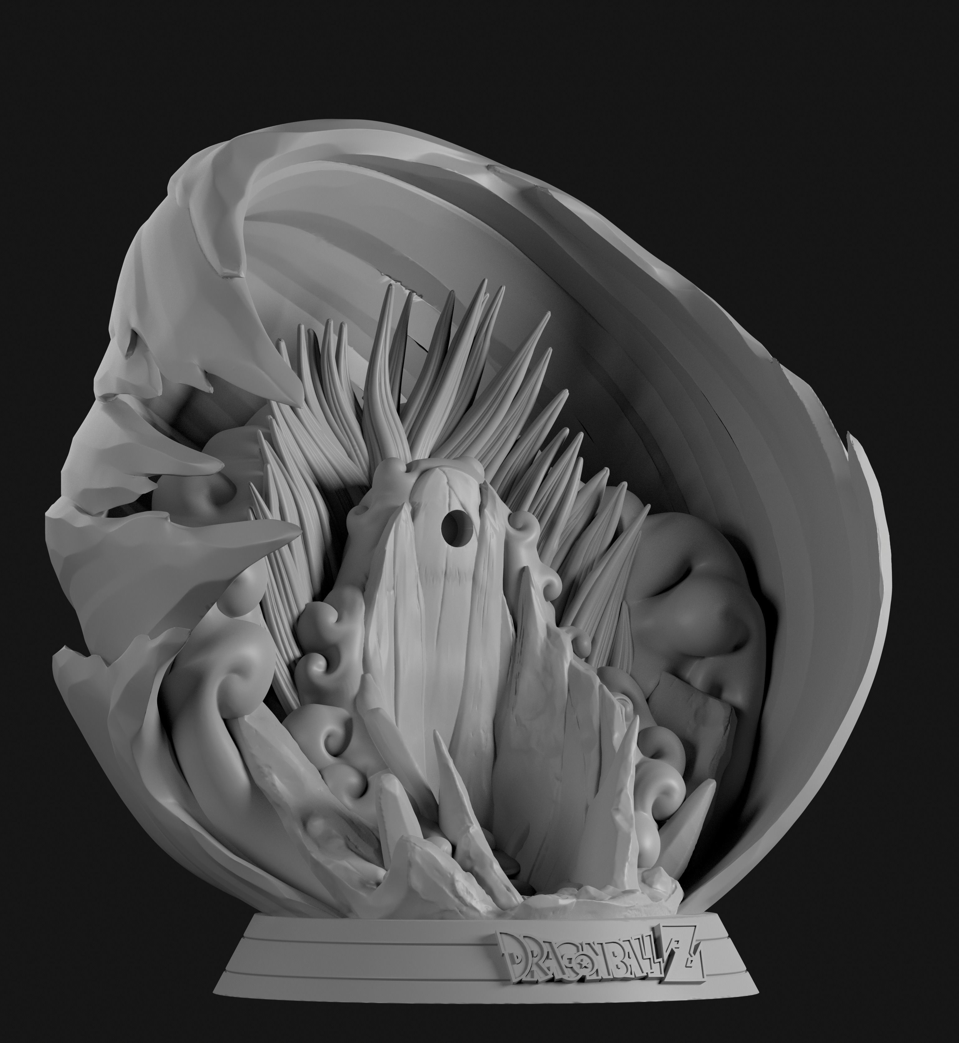 GOKU-Dragon ball 3D print model_12