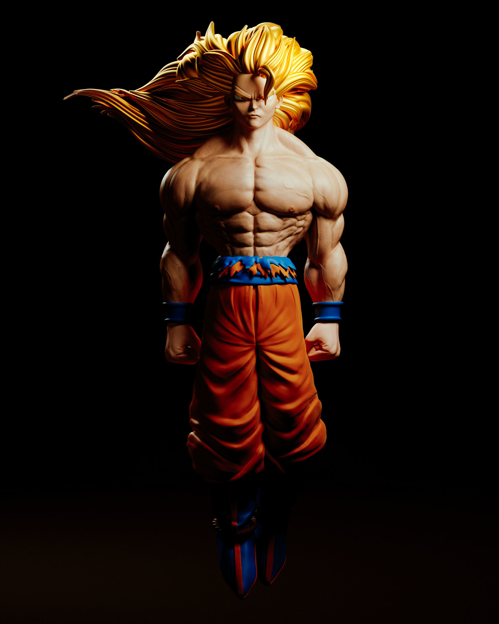 GOKU-Dragon ball 3D print model_5