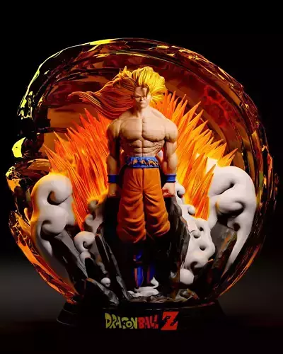 GOKU-Dragon ball 3D print model
