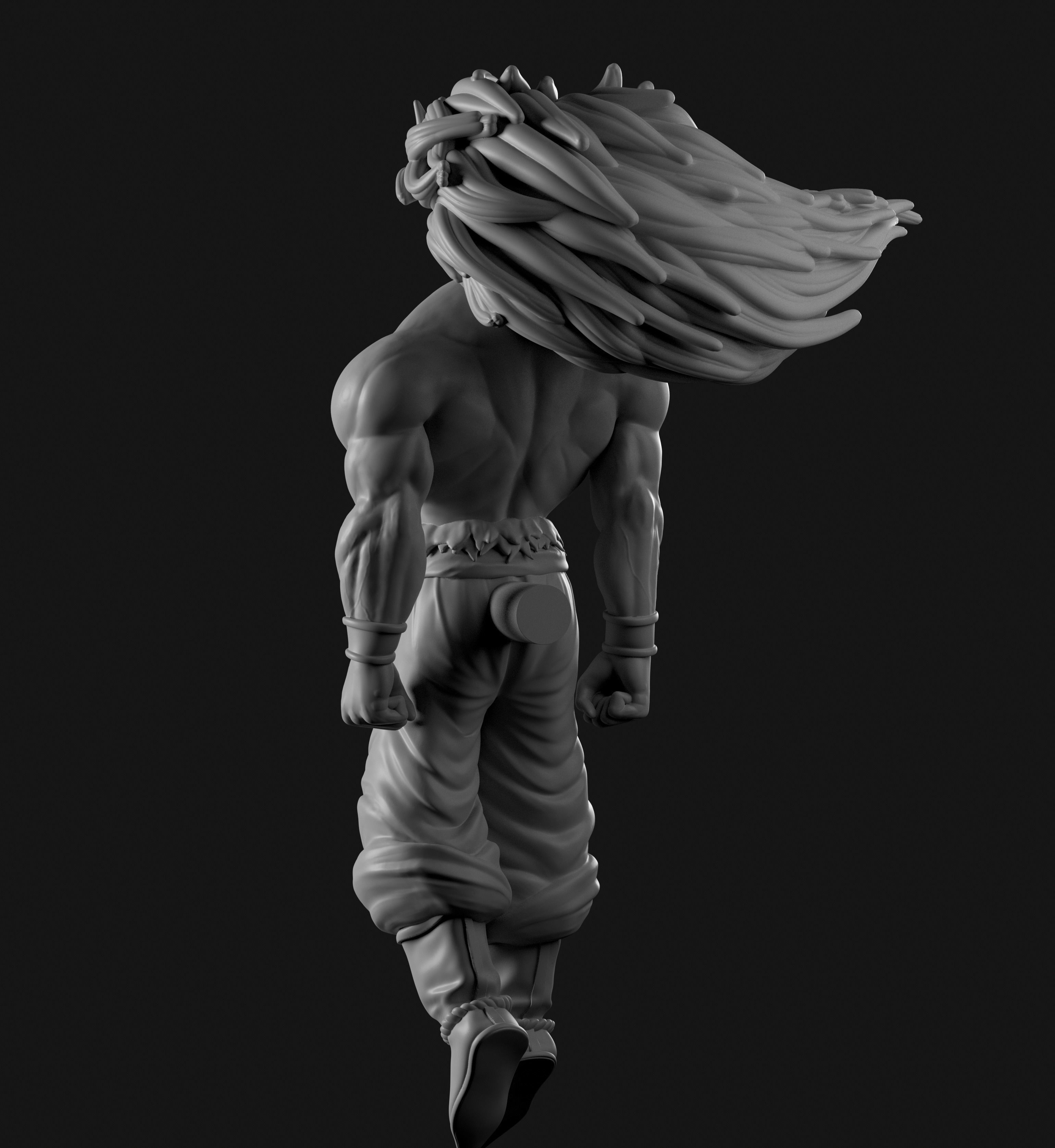 GOKU-Dragon ball 3D print model_9