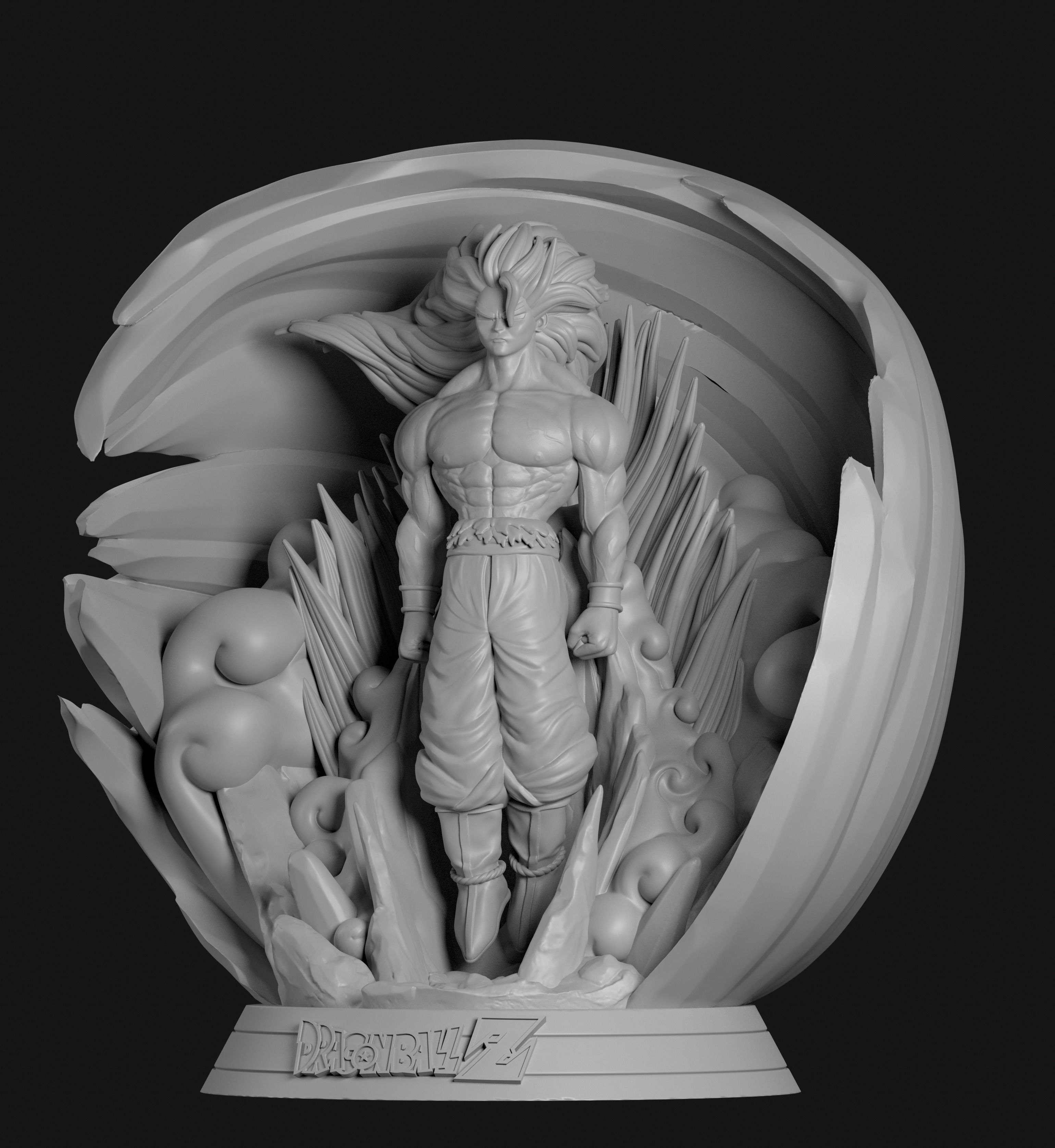 GOKU-Dragon ball 3D print model_6