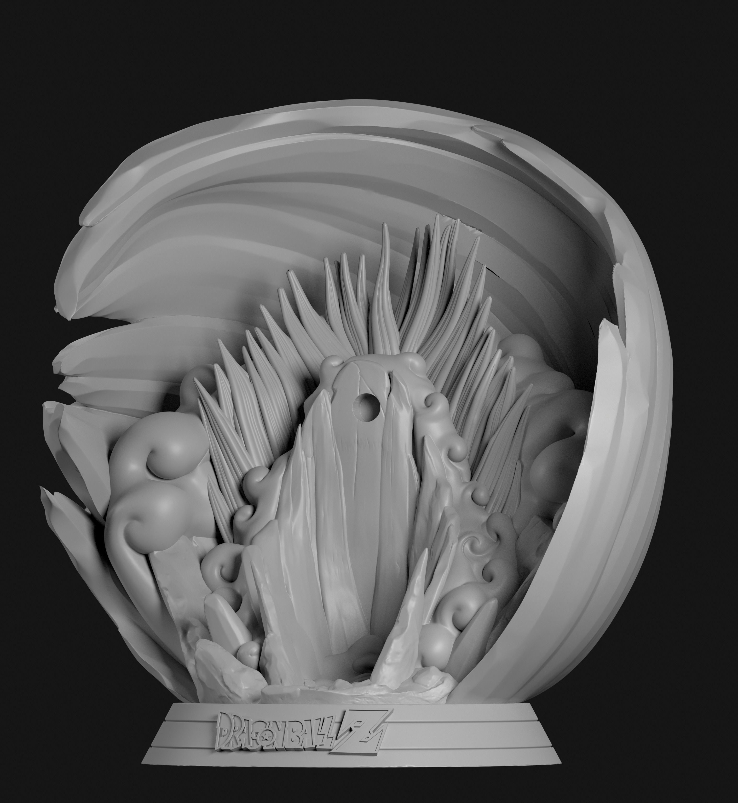 GOKU-Dragon ball 3D print model_11