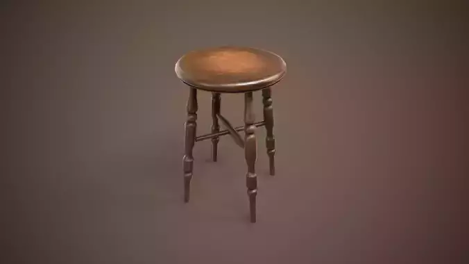 Vintage victorian stool