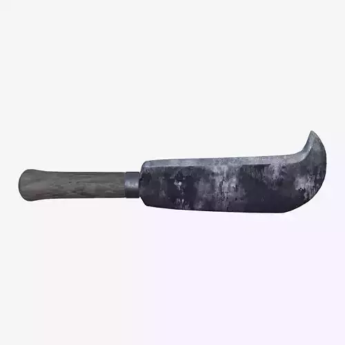 WWI Military Billhook Low-poly 3D model
